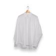 Jan Machenhauer Christopher Oversize Shirt poplin white Hot on Sale