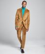 Italian Stretch Cord Sutton Suit Jacket in Camel Sale