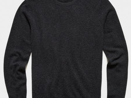 Cashmere Crewneck in Charcoal Cheap