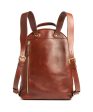 Lotuff Chestnut Leather Backpack For Discount