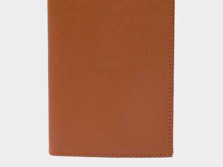 Ettinger Capra Passport Case in Tan on Sale