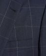 Sutton Windowpane Sport Coat in Navy Supply