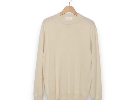 Daniele Fiesoli Classic Cashmere Crewneck WS 3370 cloud Online Hot Sale