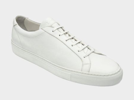 Loake Spirit Leather Sneaker in White on Sale