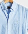 Saint Tropez Button Collar Short Sleeve Shirt in Light Blue Online Sale