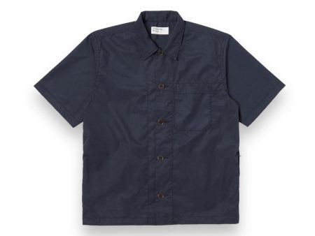 Universal Works Tech Overshirt 30191 recycled poly tech navy Online