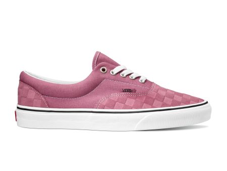 Vans Debossed Checkerboard Era in Heather Rose Online Sale