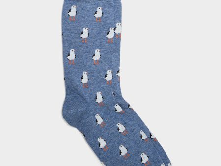 Corgi Seagull Sock in Denim Sale