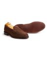 Alden Dark Brown Suede Penny Loafer Fashion