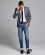 Sutton Lambswool Cashmere Sportcoat in Grey Heather on Sale