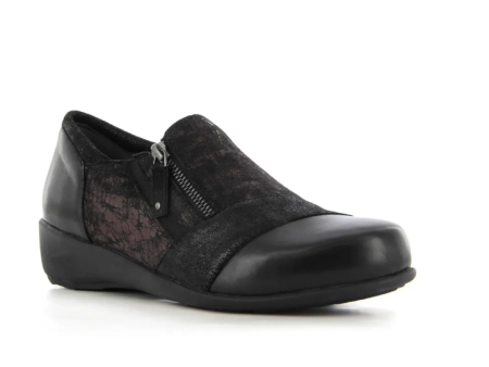 Ziera Sage - Black Leather Online Sale