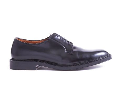 Alden Cordovan Plain Toe Blucher In Black Online Hot Sale