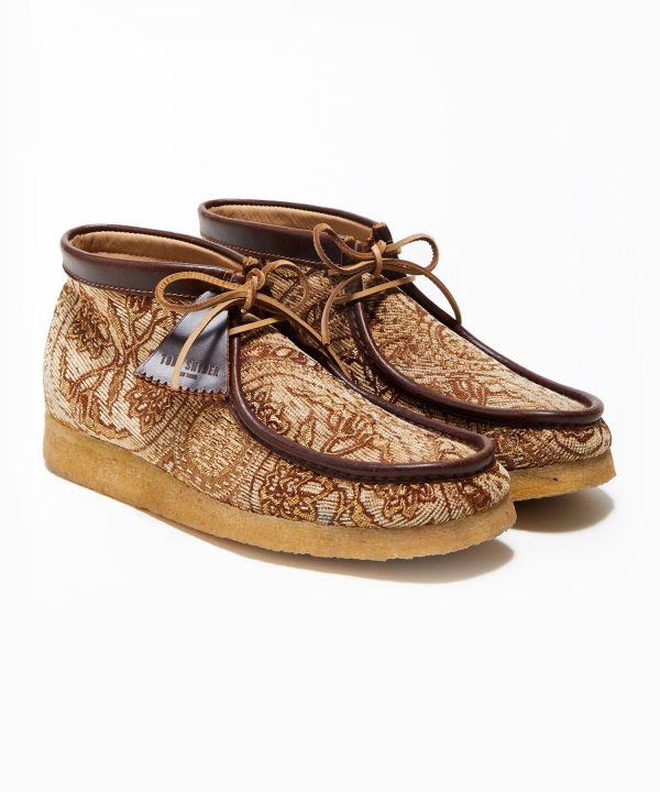 Todd Snyder x Clarks Originals Brown Paisley Wallabee Boot For Discount