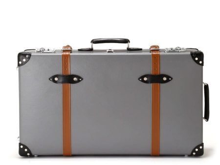 Globe-Trotter X Todd Snyder 30  Suitcase in Grey For Cheap