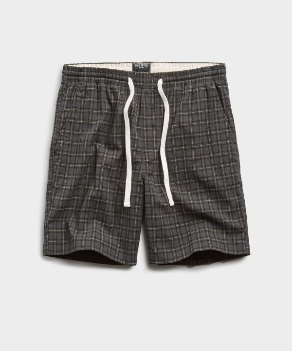 7  Weekend Short in Seersucker Tartan For Discount