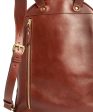 Lotuff Chestnut Leather Backpack For Discount