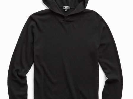 Cashmere Hoodie in Black For Cheap