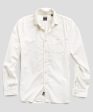 Brushed Cotton Cashmere Twill Shirt in Ivory Online Hot Sale