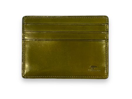 Il Bussetto Horizontal Card Case pesto 9 For Discount