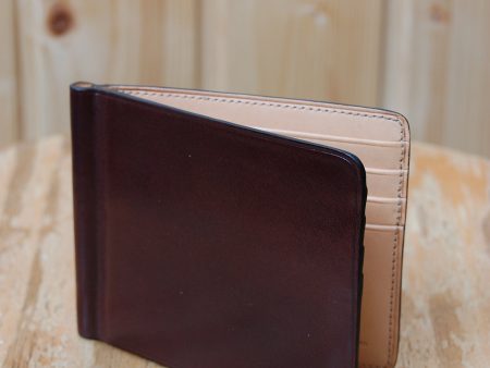 Il Bussetto Bi-fold Wallet with Money Clip dark brown Supply