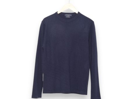 Daniele Fiesoli Wide Crewneck Merino Cashmere DF 0030 night For Sale