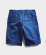 9  Cotton Linen Oxford Surplus Short in Blue Online Hot Sale