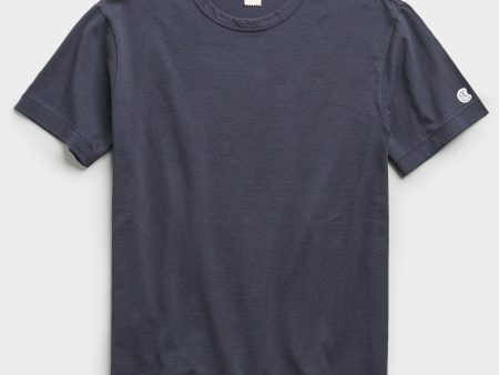 Champion Basic Jersey Tee in Navy For Sale