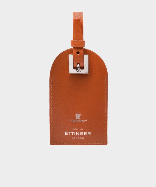 Ettinger Capra Luggage Tag in Tan For Cheap