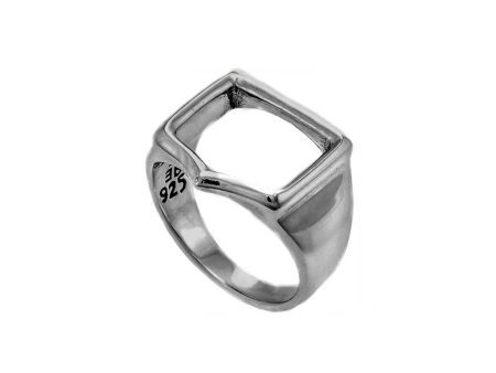 Eins Berlin Frame Ring silver Hot on Sale