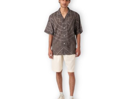 Kardo Ronen Shirt Bandhani charcoal For Discount