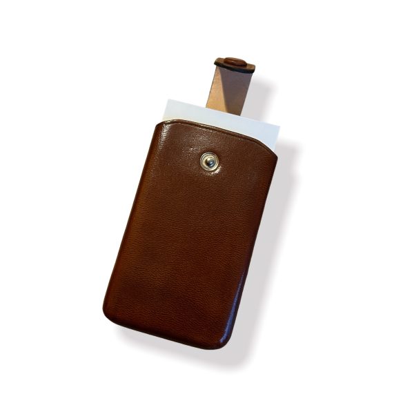 Il Bussetto Pull-up Business Card Case light brown 11 Discount