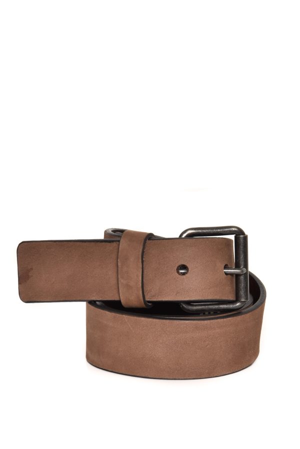 Themata Jean Belt nubuck brown Online now