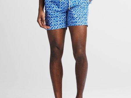 Hartford Tie Dye Print Swim Trunk on Sale