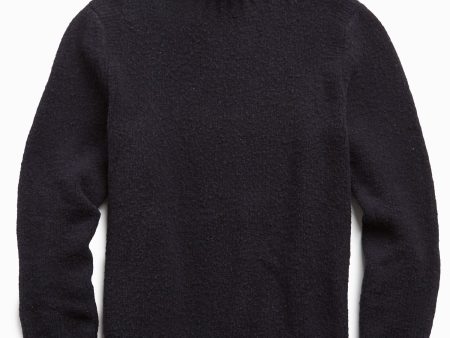 Chunky Turtleneck in Navy Online Sale