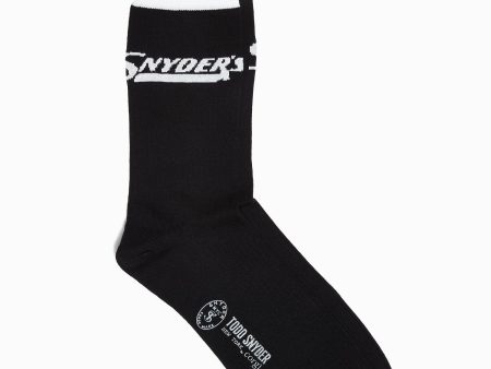 Corgi Exclusive Snyder s Logo Sock in Black Cheap