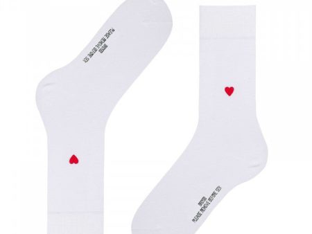 Brosbi The Icon Socks - Heart white Online Sale