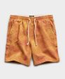 7  Tie Dye Seersucker Weekend Short in Orange Supply