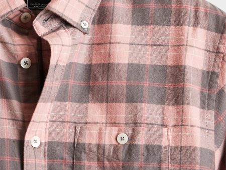 Pink Plaid Flannel Shirt Cheap