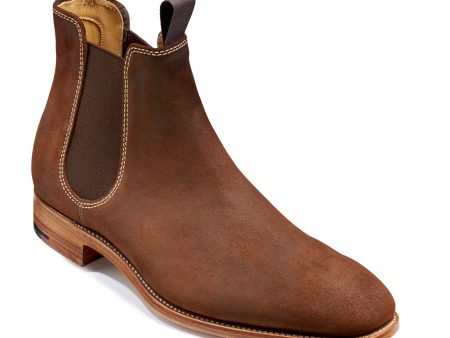 Barker Mansfield mid brown waxy suede Online Hot Sale