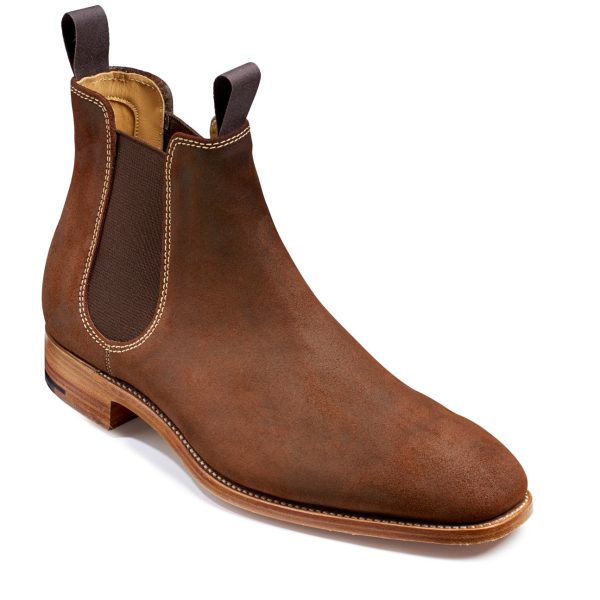 Barker Mansfield mid brown waxy suede Online Hot Sale