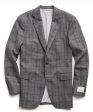 Wool Glen Plaid Sutton Suit Jacket in Grey Sale