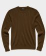 Cashmere Crewneck Sweater in Olive Discount