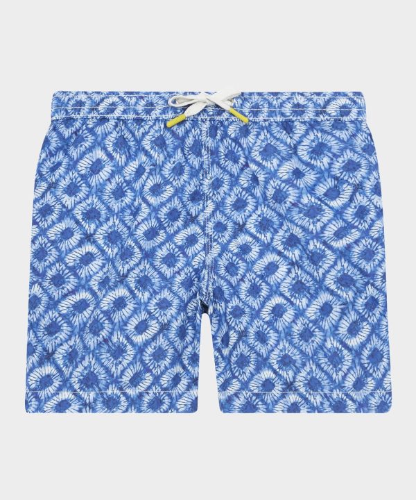 Hartford Tie Dye Print Swim Trunk on Sale