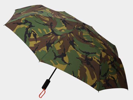 London Undercover Auto-Compact Umbrella in British Woodland Camoflauge For Cheap