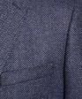 Sutton Lambswool Cashmere Herringbone Sport Coat in Navy Supply