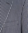 Sutton Seersucker Sportcoat in Navy Grey Stripe For Sale