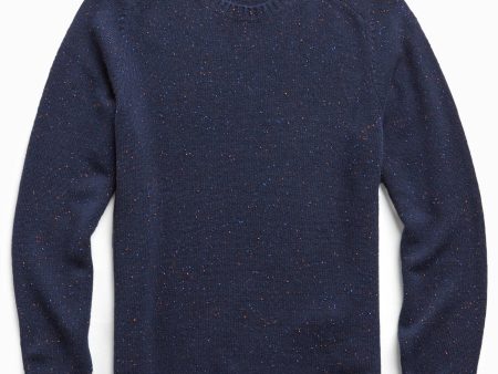 Cashmere Donegal Crew in Navy Online now