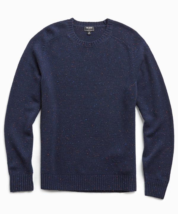 Cashmere Donegal Crew in Navy Online now