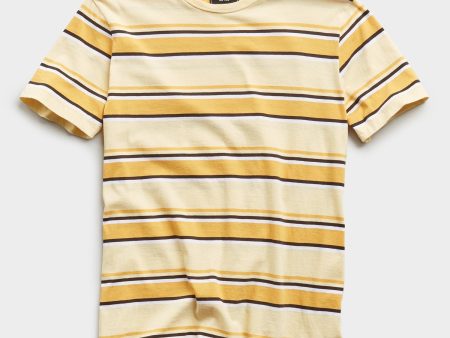 Portuguese Striped Tee in Pale Banana Supply