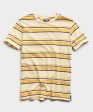 Portuguese Striped Tee in Pale Banana Supply